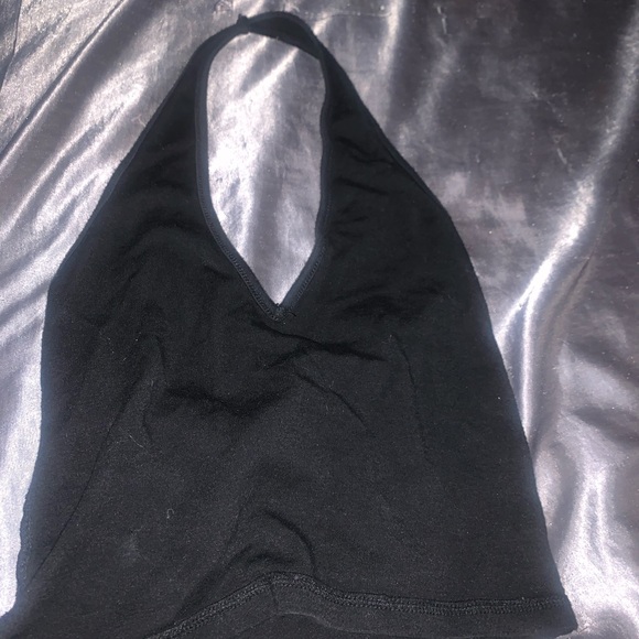 Brandy Melville Tops - brandy Melville black halter